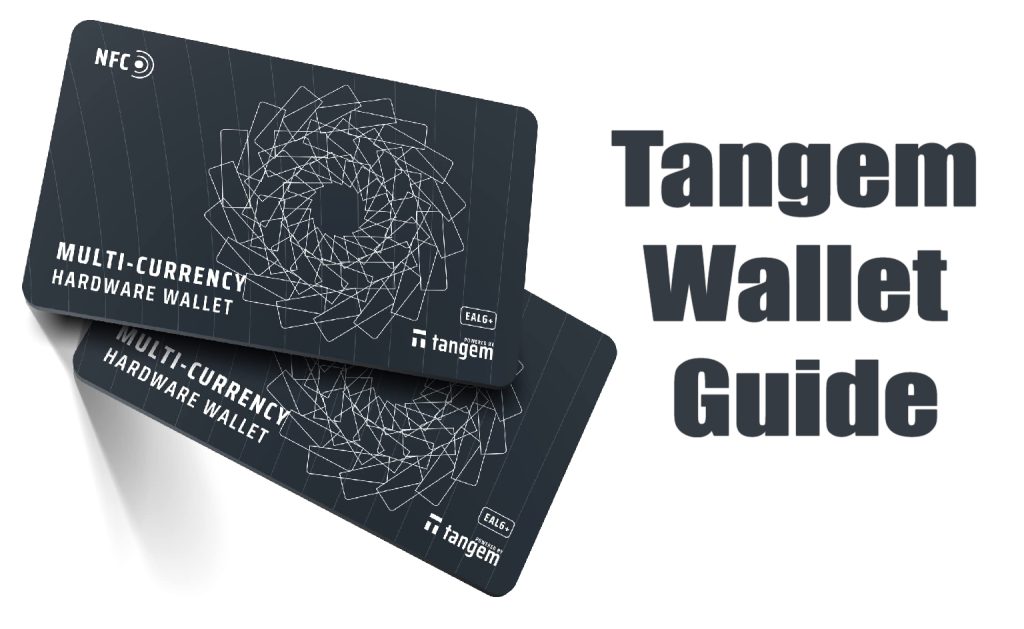 Guide du portefeuille Tangem étape par étape