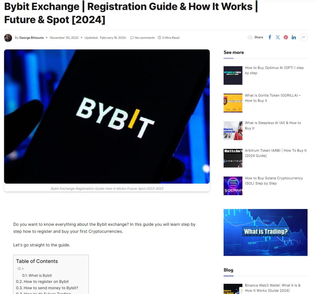 How to learn about Bybit Exchange Cryptocurrencies