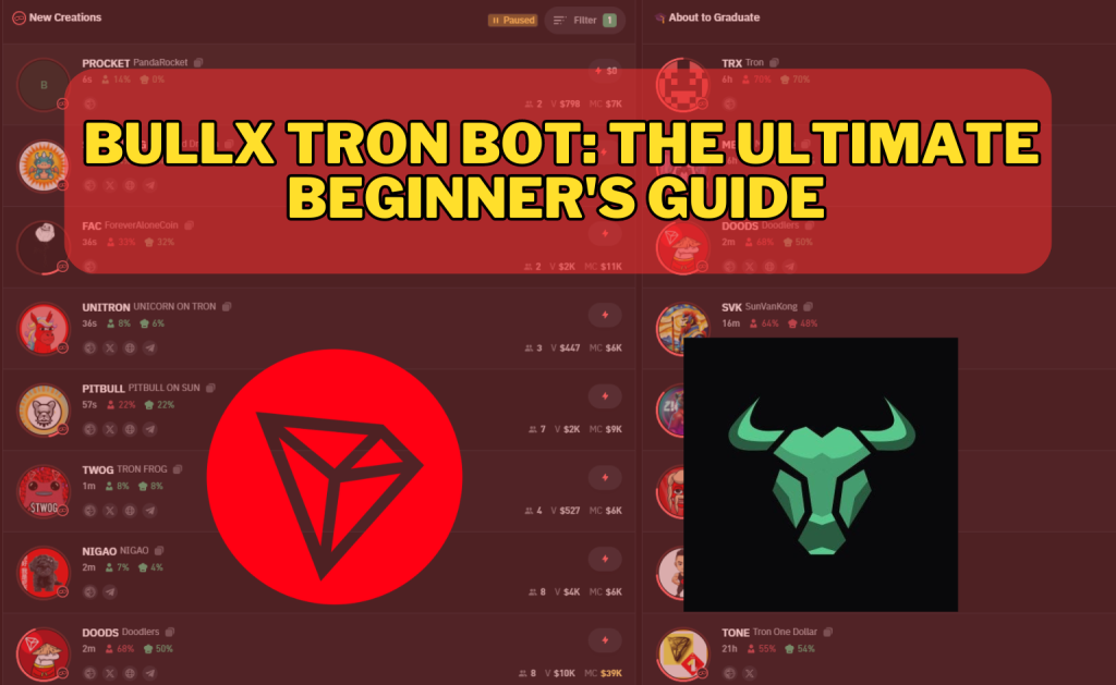 BullX Tron Bot the ultimate beginners guide